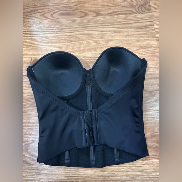 Strapless Black Shaping Bustier – Sleek Support Sculpted Silhouette Size 34C - Picture 5 of 6